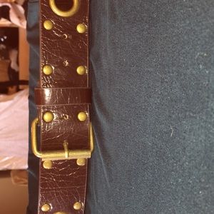 NWOT Belt with Brass studs and